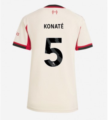 Liverpool Ibrahima Konate #5 Replika Bortatröja Damer 2025-26 Kortärmad